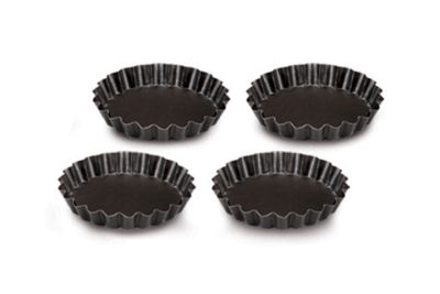 juego 4 moldes tartaletas 12cm c/u "guardini"